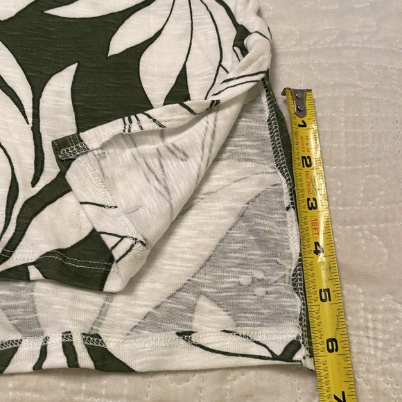 NWT PHILOSOPHY Republic Clothing Cotton Tropical Palm Print Popover Top Large - Picture 11 of 15